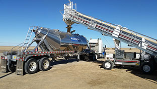 Frac Sand Being Loaded in Adams Truck